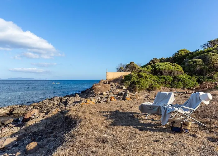 别墅 Su Mari Su Entu Isola Di Con Accesso Diretto Al Mare SantʼAntìoco